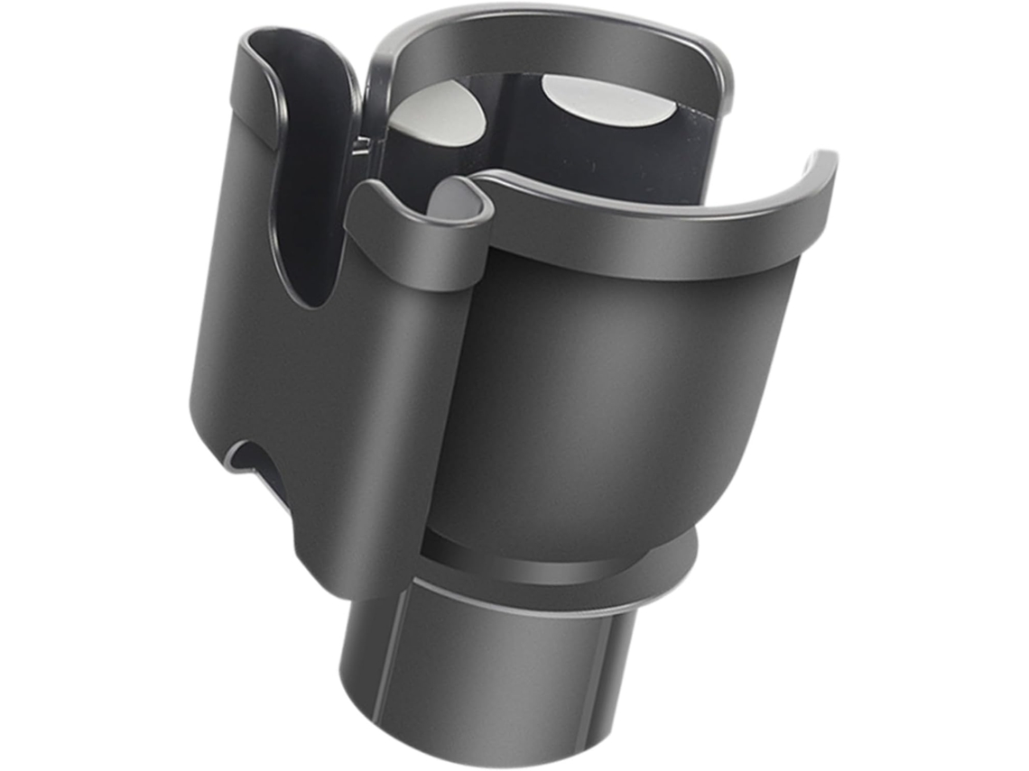Suporte giratório para bebidas de carro com compartimento para celular (1 unidade)