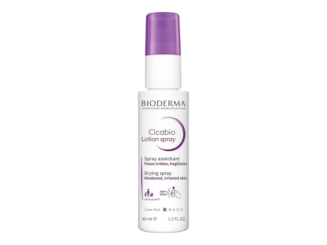 Loção Spray Pele Irritada Cicabio 40 ml Bioderma