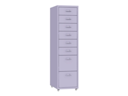 Armário De Gavetas Móvel Kökar Com 8 Gavetas 109x28x41 Cm Roxo [EN.CASA]