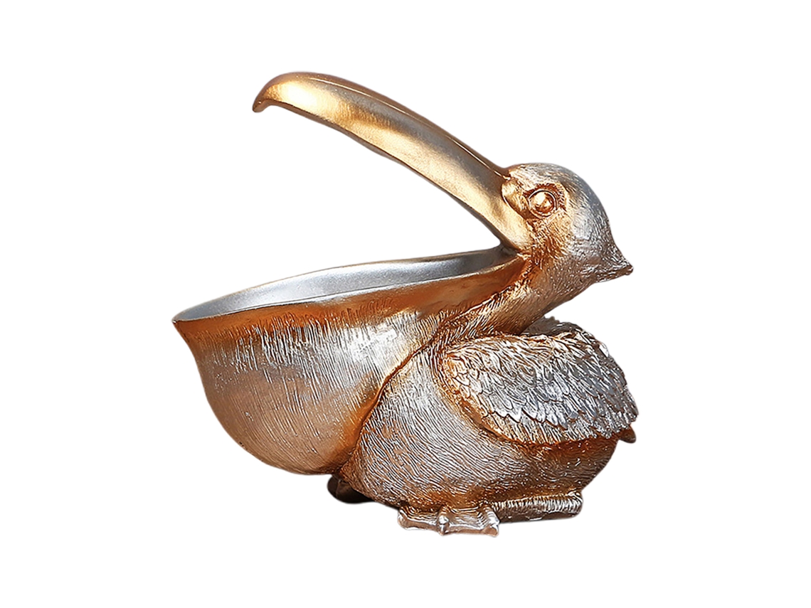 Laxiscreed Arca De Armazenamento Pelican Em Resina Para Decoração De Animais Em Sala E Entrada