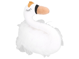 Walshlxq muñeco de Cisne de Peluche, Prop para Fotografías, Decoración de Quarto Infantil, Brinquedo para Bebês e Crianças, Presente Branco