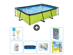 Piscina Exit Retangular 300x200x65 Cm 5 peças S309 EXIT TOYS