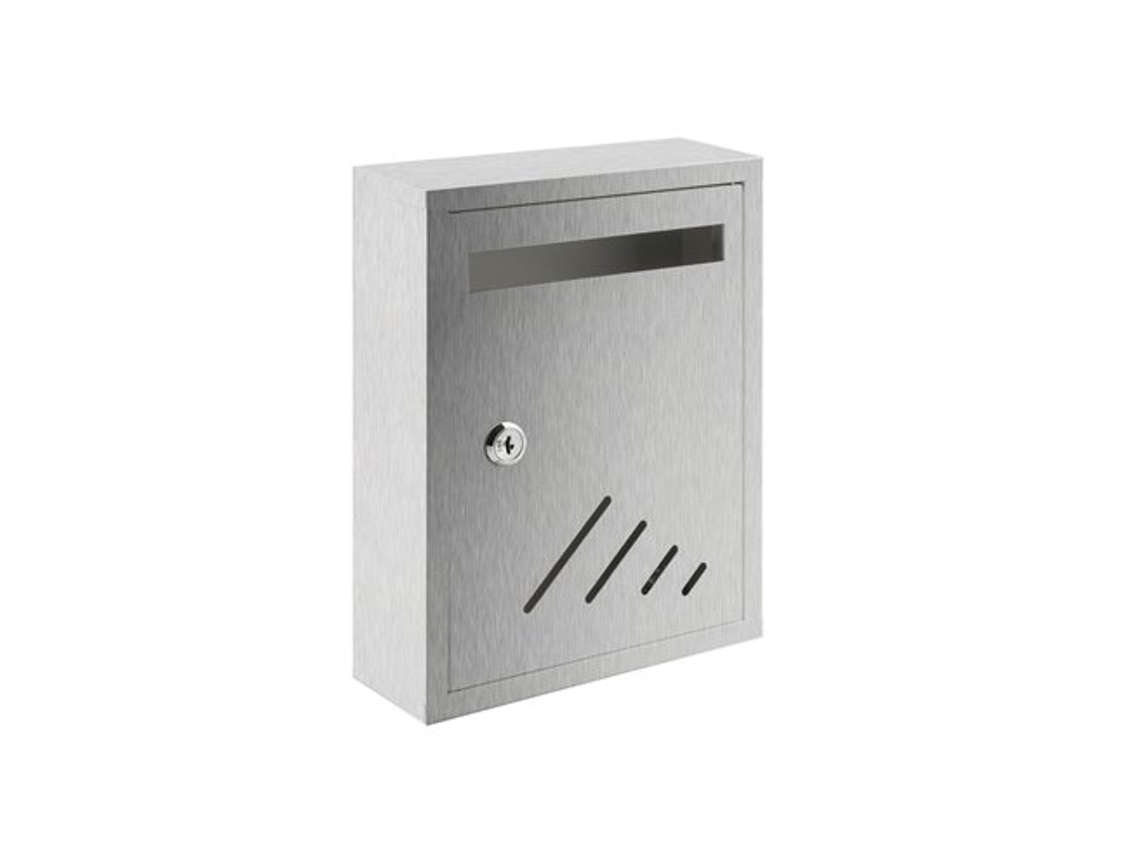 Caixa Sugestões/Correio Inter.27x20cm - Frente/Frente - Inox