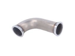 Tubo De Escape Turbo De 2, 5 Polegadas Em Aço Inoxidável Com Flange Em V E Cotovelo De 90 Graus Para Turbocompressor
