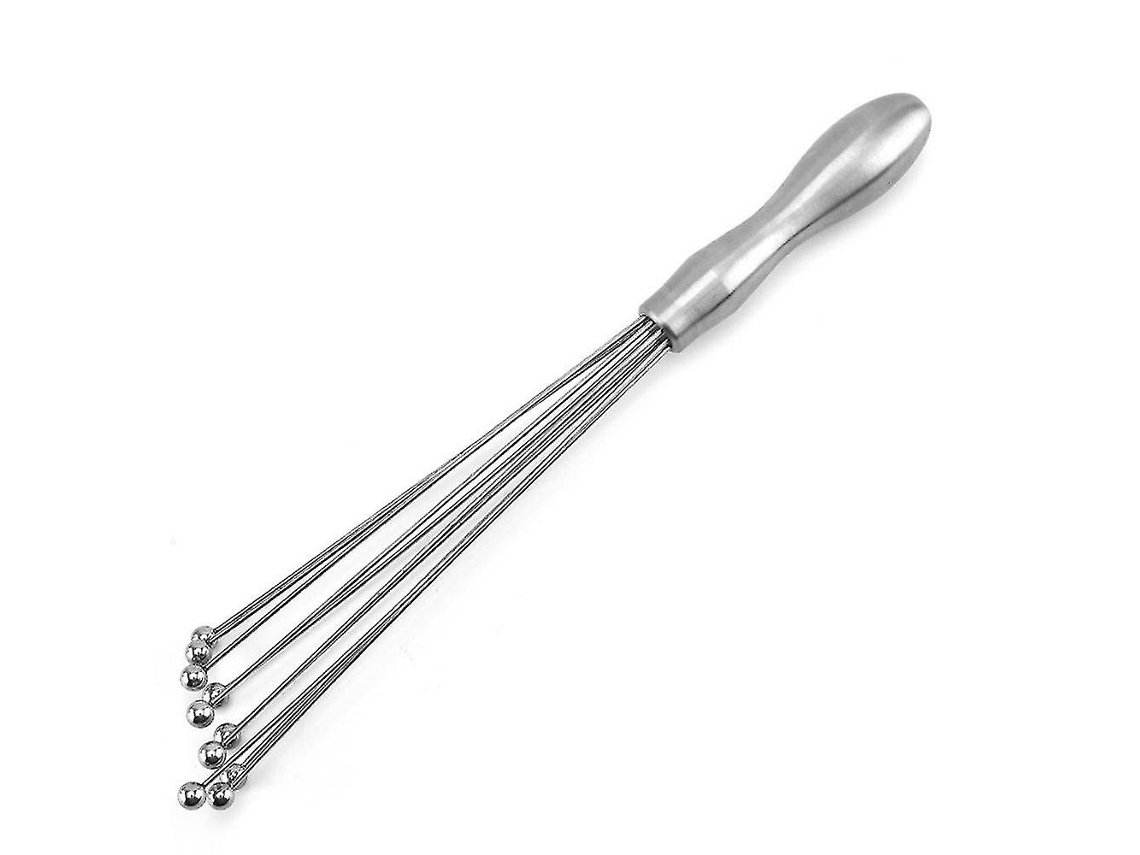 Batedor de Acero Inoxidable Con Bolas para Profesionales Ideal para Mezclar Batir Ayudar Y Remover 12 Polegadas