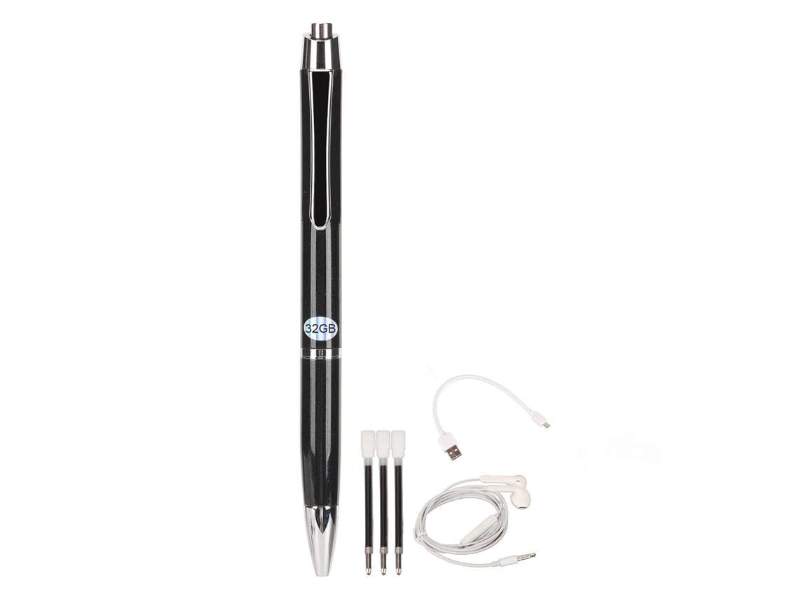 Gravador de Voz Pen 32gb LAXISCREED com Transcrição Hd