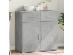Aparador 79x38x80 cm Derivados de Madera Cemento Gris