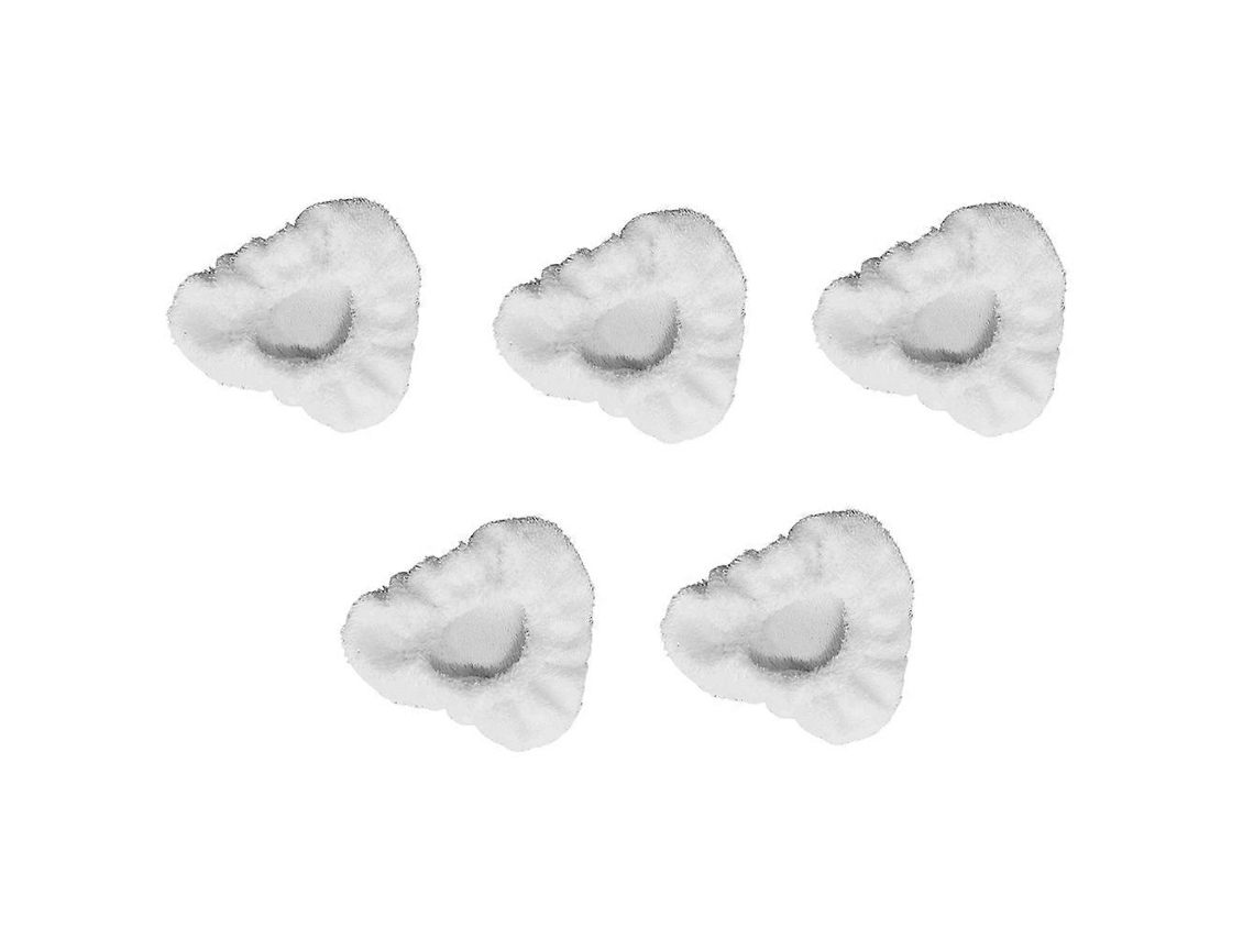 Conjunto De 5 Unidades De Panos De Limpeza De Microfibra Reutilizáveis Com Formato Triangular Pequeno Da Dupray Para Limpeza A Vapor De Pisos D_glo
