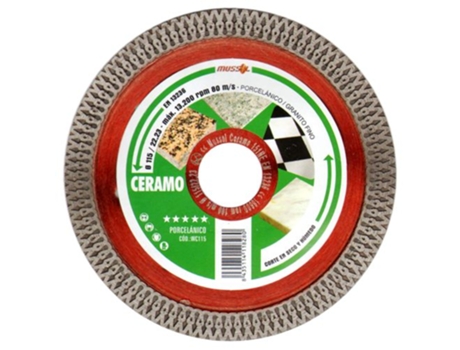 Lâmina de Diamante Ceramo 115 Mm Wc115 MUSSOL