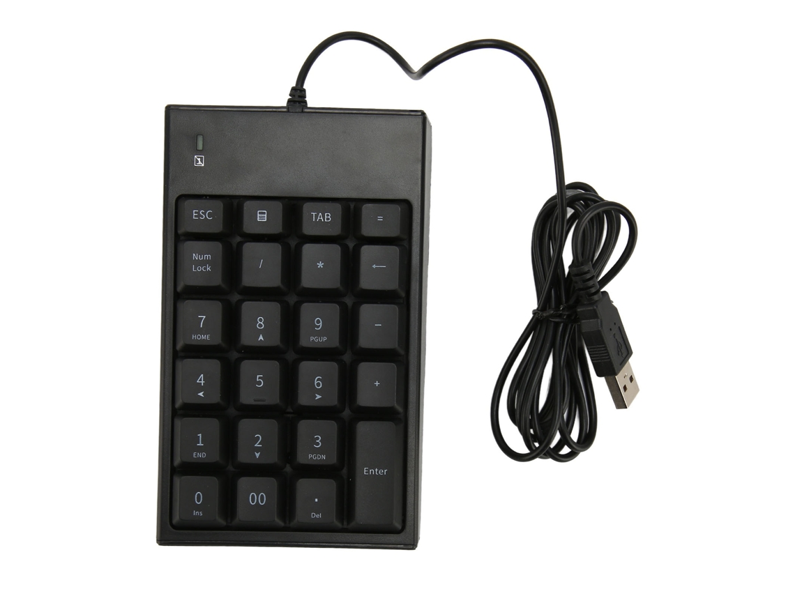 Teclado Numérico com Fio LAXISCREED (mini de 23 Teclas, Plug And Play)
