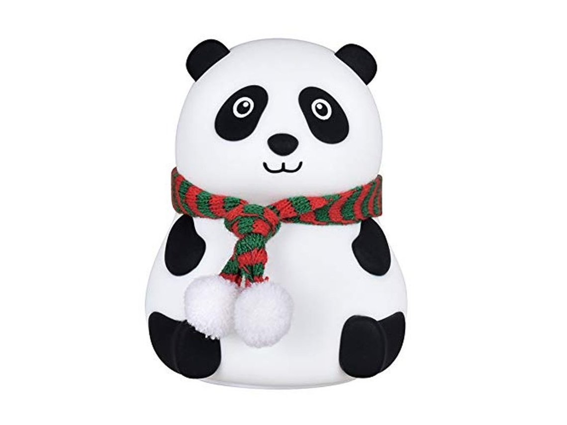 Lâmpada De Noite Panda Bonita De Silicone Macio, Protetora Dos Olhos, Recarregável Com Múltiplos Modos De Iluminação
