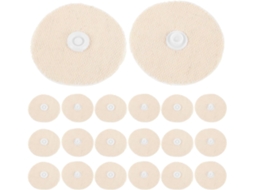 Garneck Quilt Fasteners Snaps 12 Peças Algodão Bege
