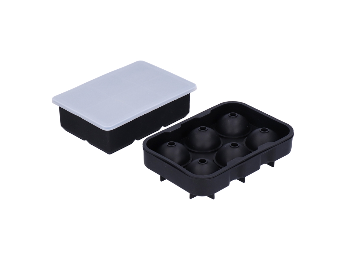 2pcs Forma Gelo Silicone 6 Compartimentos Acessório Cozinha Diy