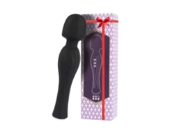 Vibrador Massageador De Varinha Para Prazer Feminino Brinquedo Sexual Poderoso 20 Modos De Vibração 8 Velocidades Preto Facpoet