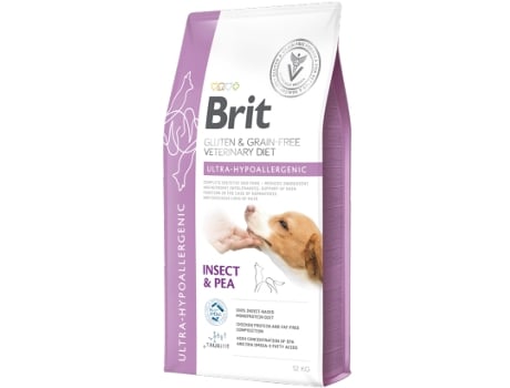 Brit Veterinary Diet Dog Ultra-Hypoallergenic Gluten & Grain-Free Insect & Pea 12 kg