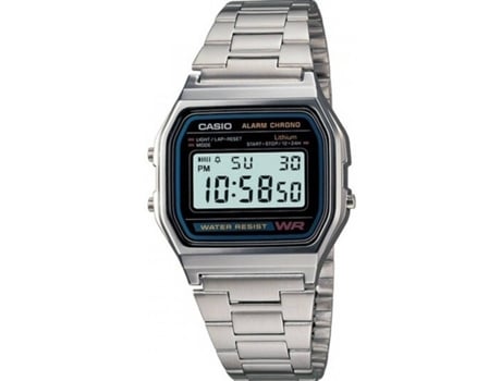 Relógio Digital CASIO Retro Homem (Aço e Resina - Prateado)