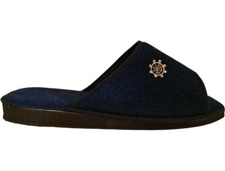 Pantufas AMOROS Marinero Têxtil Homem (42 - Azul Marinho)