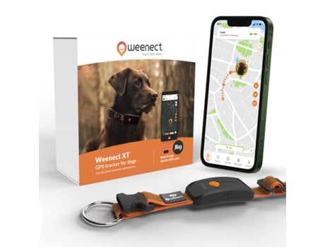 Cão Xt Coleira Gps Com Antena Xl | À Prova De Água | Julius K9 Integrada | Subscrição Obrigatória | Garantia Vitalícia Weenect