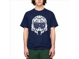 Rockinstone Top Gun Movie White Mav Helmet Navy Adult T-shirt Size:l