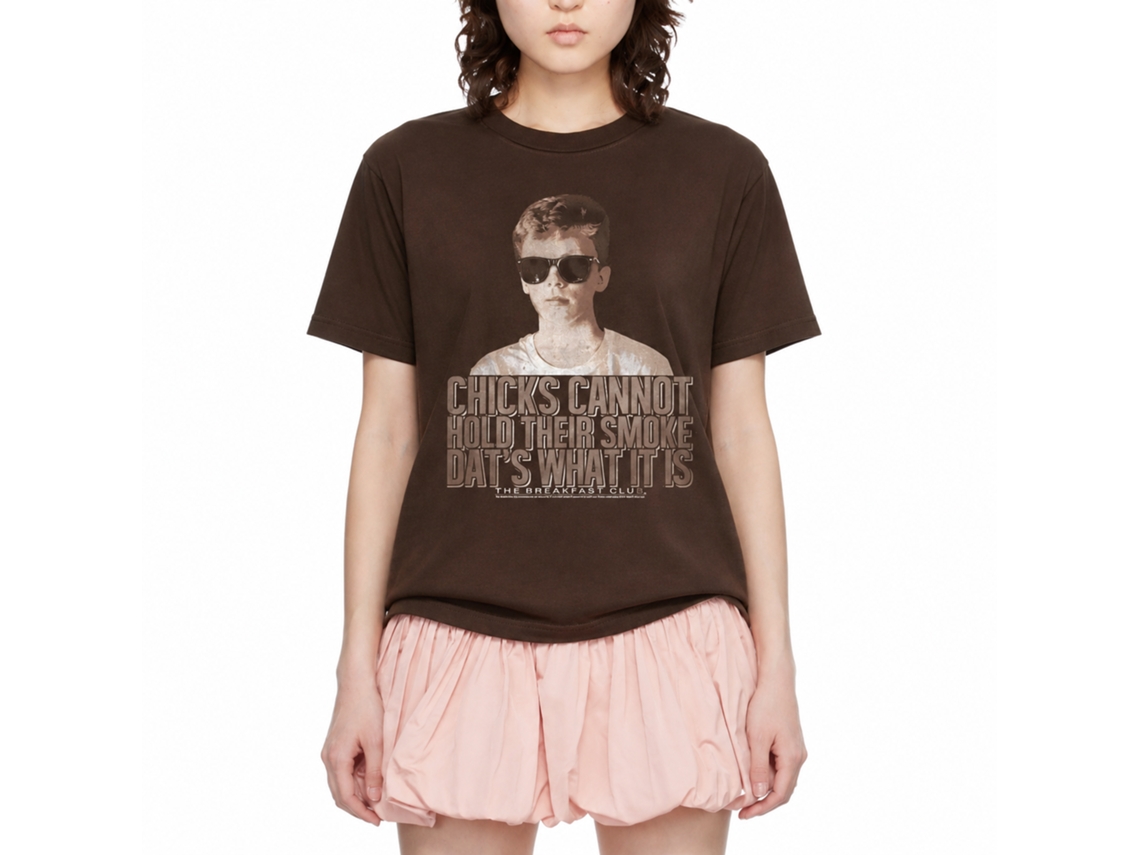 Rockinstone Breakfast Club Movie Dats It Solid Dark Chocolate Adult T-shirt Size:xxl