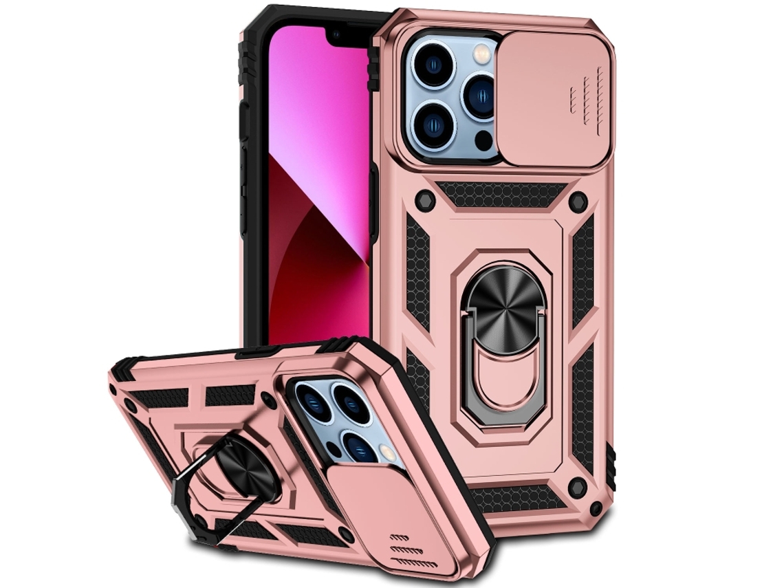 Capa Para Iphone 13 Pro Max - Suporte Deslizante Para Câmera