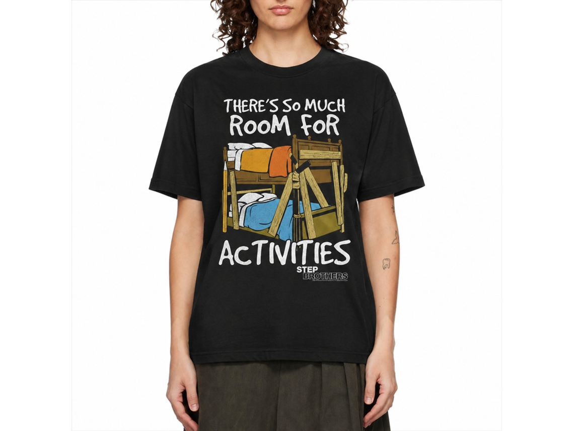 Rockinstone Step Brothers Movie Room For Activities Black Adult T-shirt Size:l