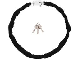 Cadeado De Corrente De 7 Mm Para Bicicletas Elétricas, Preto, Ferro