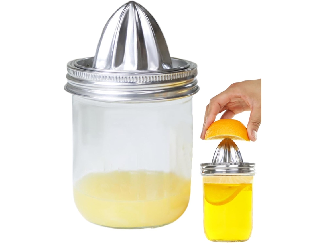Espremedor De Cítricos Manual, Espremedor De Limão Portátil | Tampa Com Jarra De Vidro, Para Casa, C Gokoco