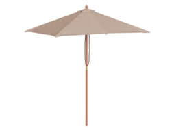Parasol, Parasols Vidaxl Cinzento-acastanhado Tecido (n/a)