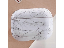 Película protetora de plástico com textura de mármore para AirPods Pro GIECY