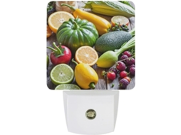 Luz Noturna Led Com Sensor, Luz Noturna Branca Quente Suave Banheiro, Quarto E Cozinha Quadrada