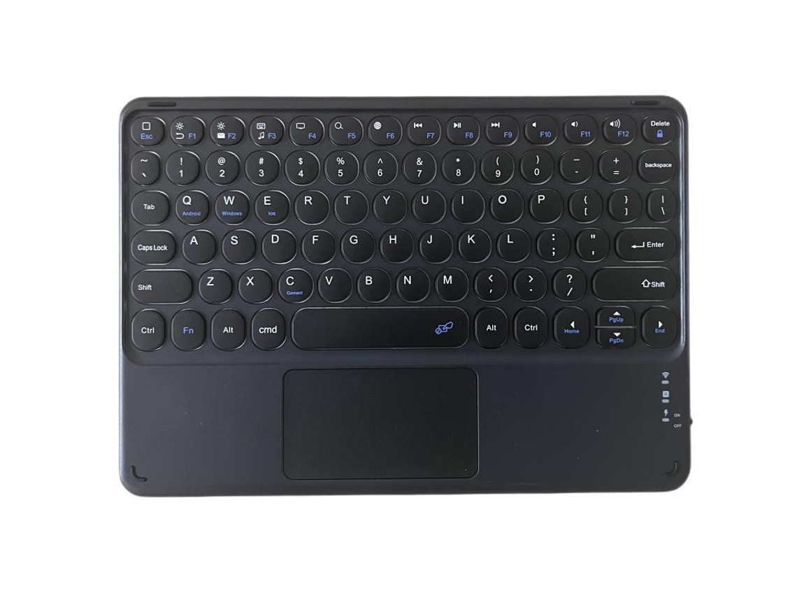 Teclado Táctil Silent Magic Control - Tapa Redonda - Negro