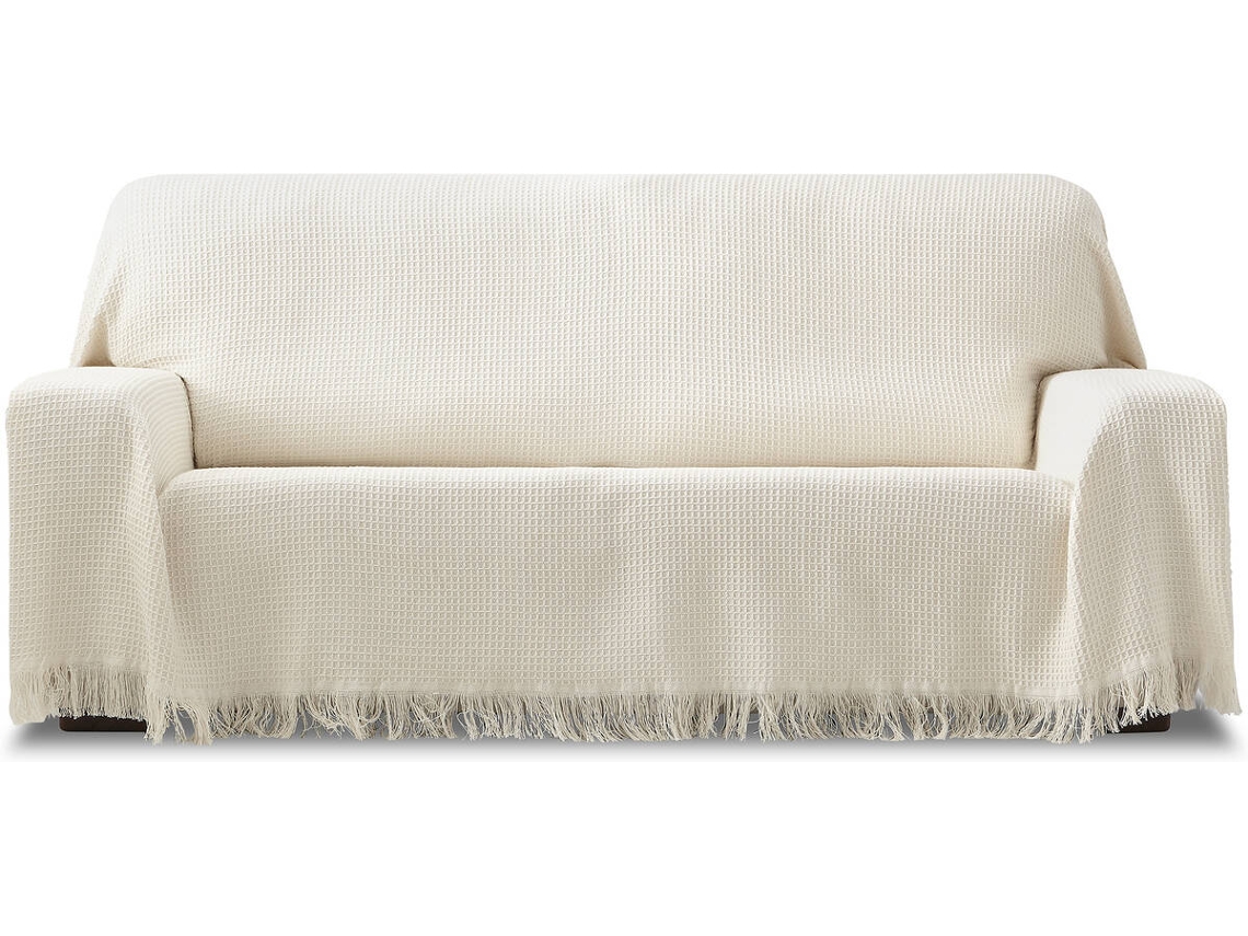 Plaid 3 Lugares EYSA Amazonas (230 x 260 cm - Algodão - Beige)