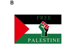 Autocolantes Da Bandeira Da Palestina 1/5pcs Vinil Para Carro Moto Capacete 8cm B