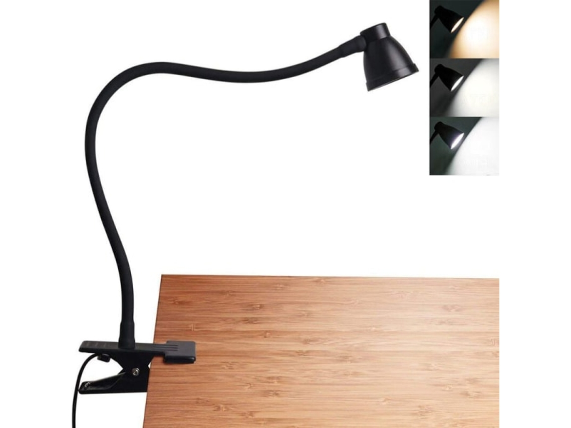 Kit 2 Candeeiros Led Com Clipe Usb Para Leitura E Estudo
