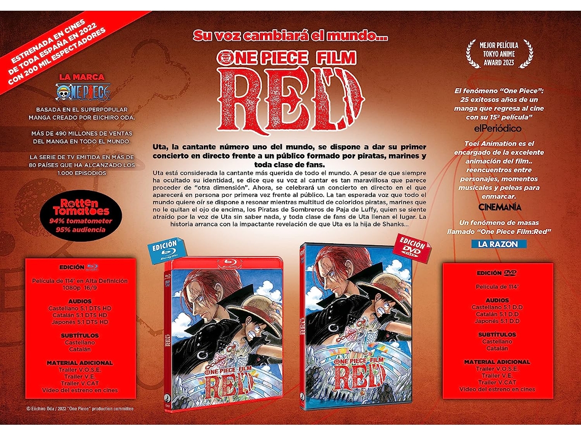 Buy One Piece Film: Red Blu-ray