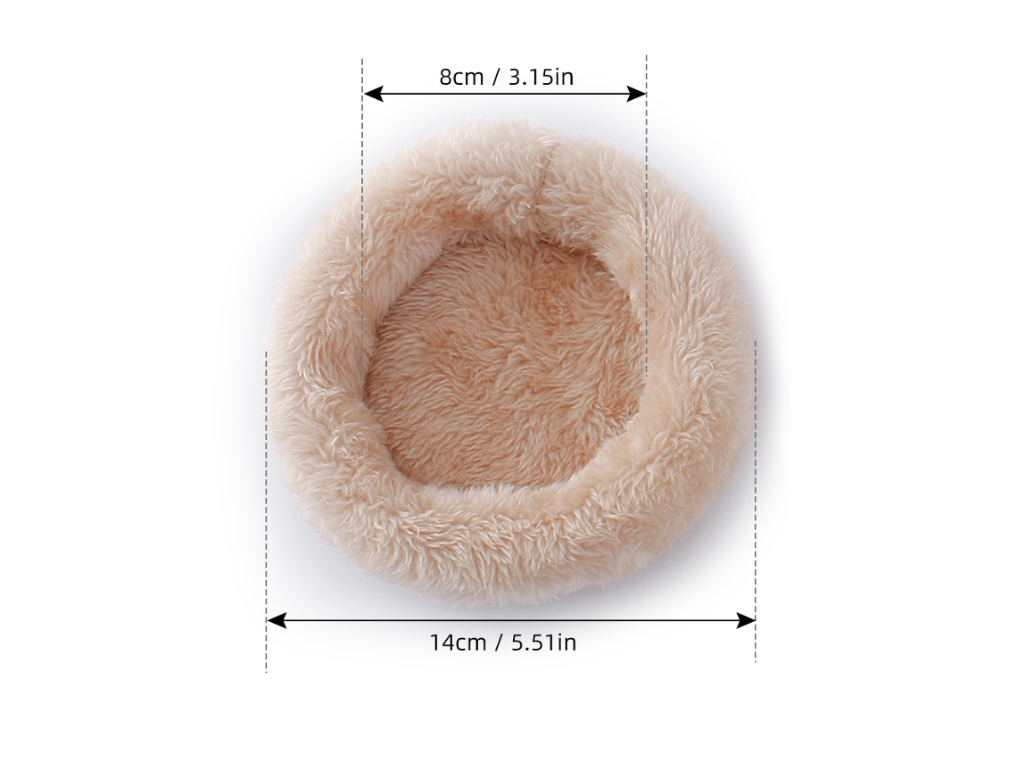Cama de Fofura para Hamster, Coelho e Rochas LAXISCREED