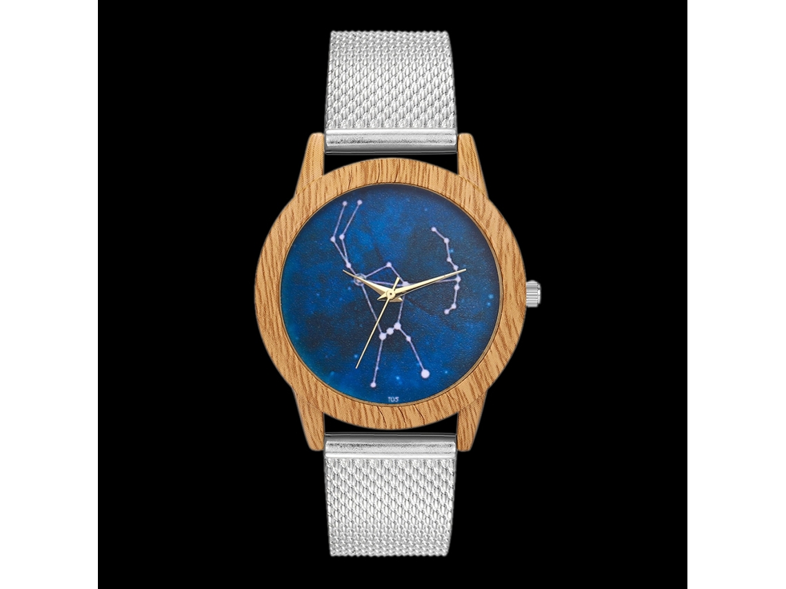 Reloj De Pulsera De Cuarzo Unisex Con Correa De Malla Y Dial Redondo Zhoulianfa (plata)