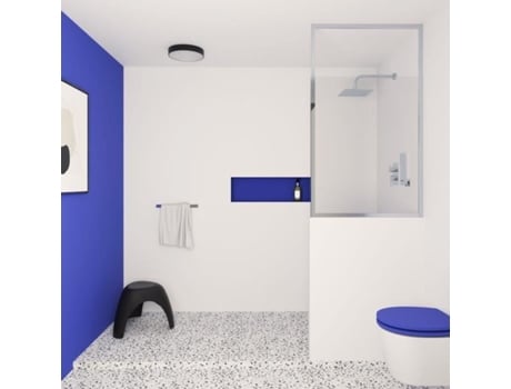 Solo Pantalla De Pared Cromada 80 X 110 / 165 Gelco