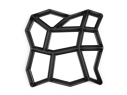 Molde Reutilizable Para Borde De Camino Con Diseño De Piedra De Hormigón Para Patios Y Jardines Diy
