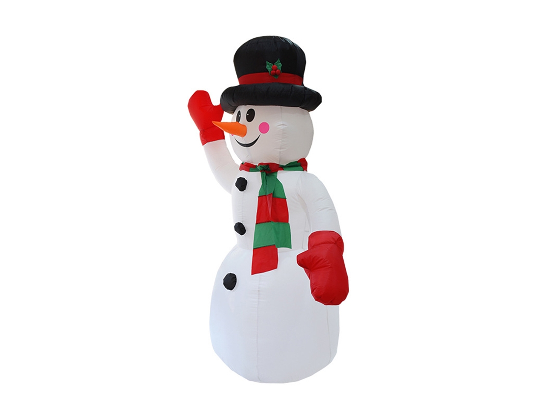 Laxiscreed Boneco De Natal Inflável Com Luzes Para Jardim E Decoração Natalícia Vibrante