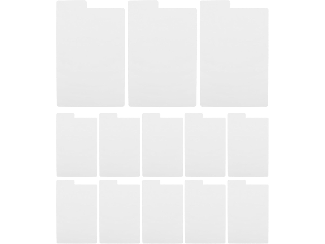 Separadores Para Classificação E Distribuição Em Pvc Branco 13 Peças Peças, Design Diy Polivalente Discos
