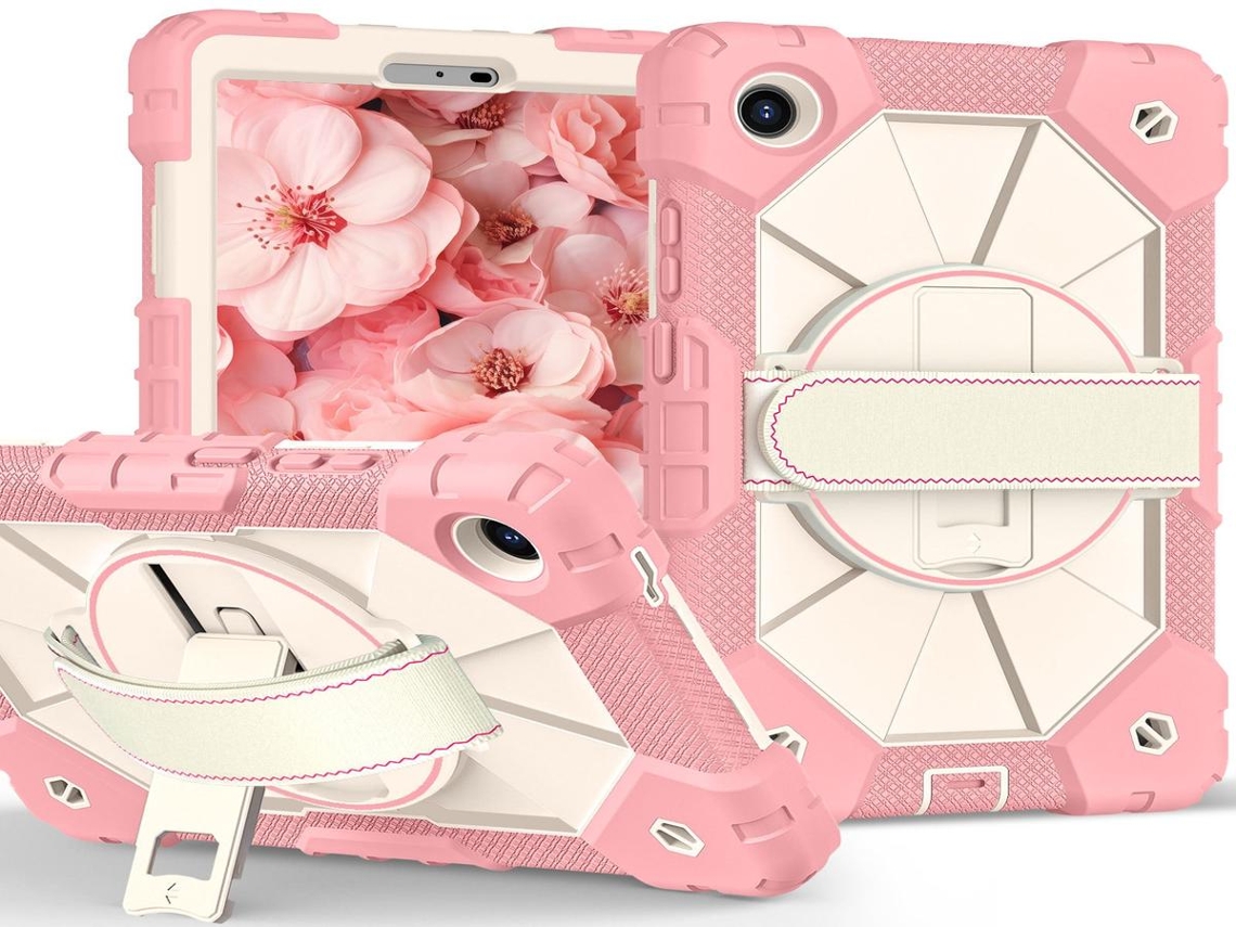 Capa para Tablet Lenovo Tab One 8.7 Polegadas/k9 Tb305fu com Compartimento Caneta. Ouro Rosa LURELIA (2025)
