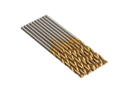 Conjunto de 3 brocas helicoidais titânio HSS 1/1,5/2/2,5/3 mm, 50 peças/conjunto. 30 peças aço rápido | S/MARCA