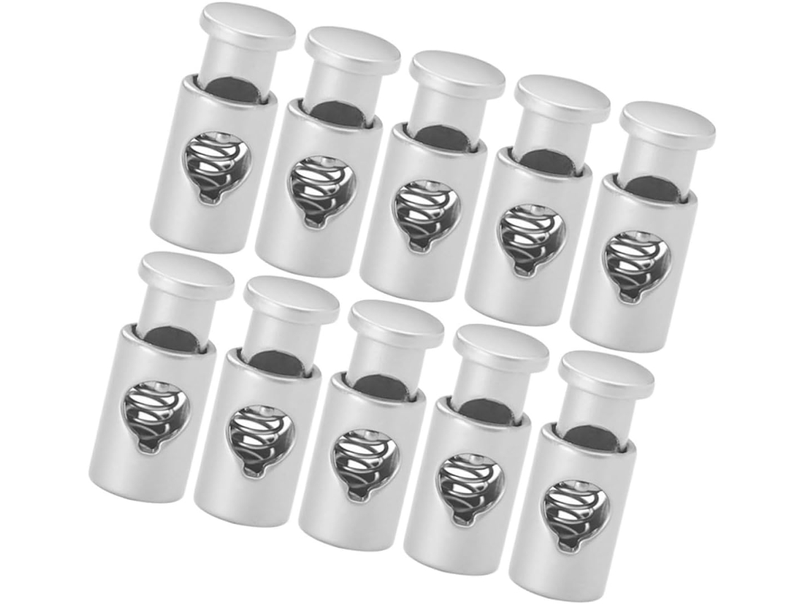 Conjunto De 10 Prendedores Arame Antiderrapantes Na Cor Prata, Leves E Portáteis, Ideais Para Fixar Legumes E Frutos Do