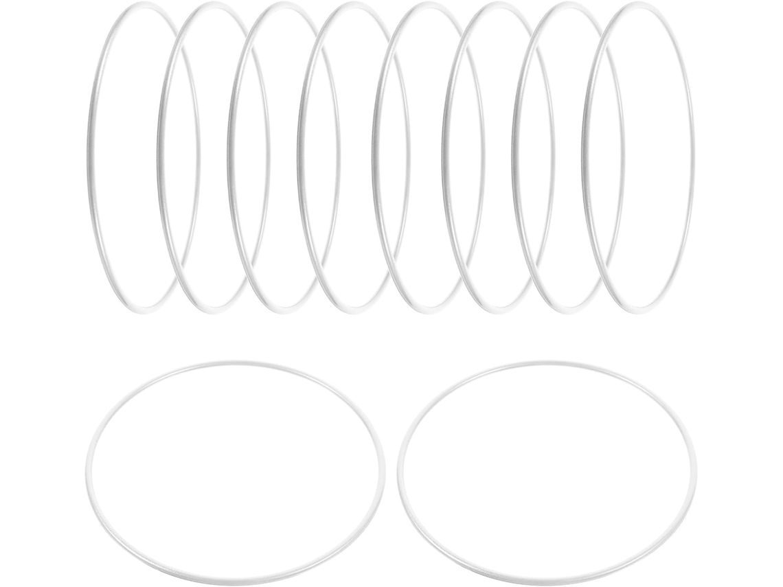Conjunto De 10 Anéis De Metal Para Macramê, Resistentes À Quebra E Ao Desbotamento, Ideais Para Decoração De
