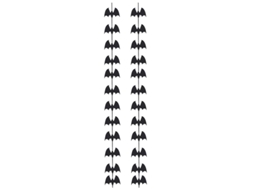 2 Peças de Cenário de Banner de Halloween ALLINLESS