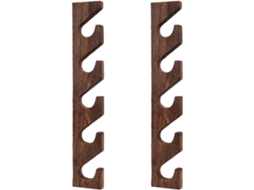 Organizador Mural Pour Chapeaux Lot De 2 Pièces En Bois, Présentoir Mural