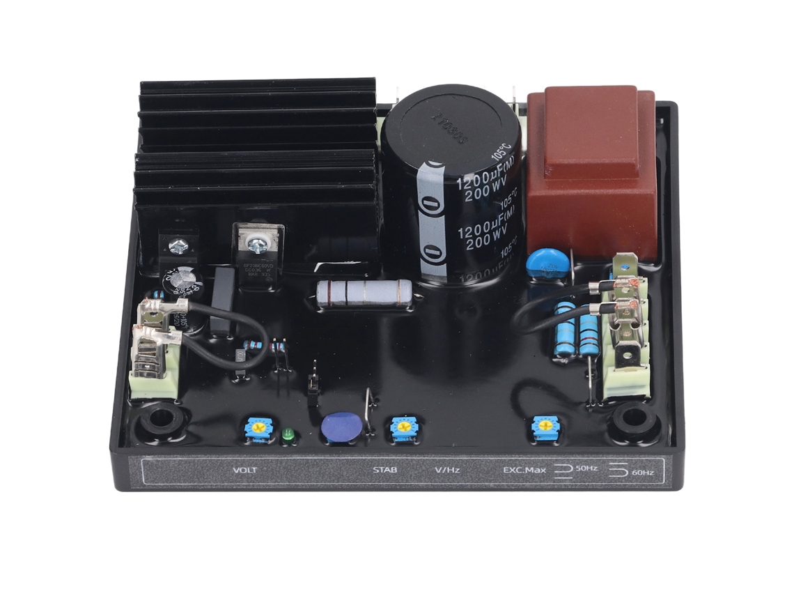 Placa Reguladora De Tensão Automática Sem Escovas Para Gerador Leroy Somer 0‑380v Com Proteção Elétrica