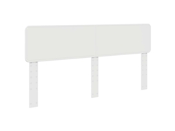 Cabeceira Branco com Cabeceira Madeira Processada 200 cm MAISON EXCLUSIVE